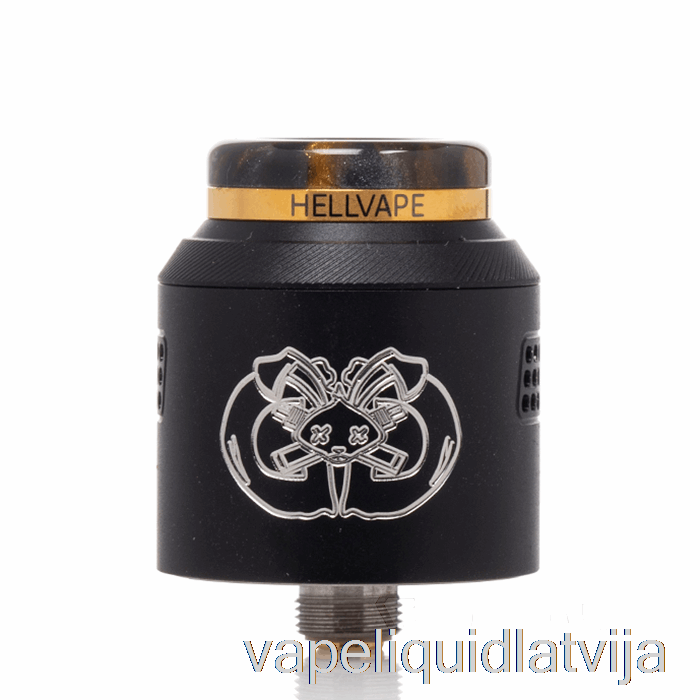 Hellvape Drop Dead 2 24mm Rda Matēts Melns Vape šķidrums